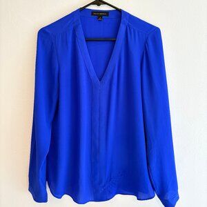 Banana Republic Blue Silk Longsleeve Shirt